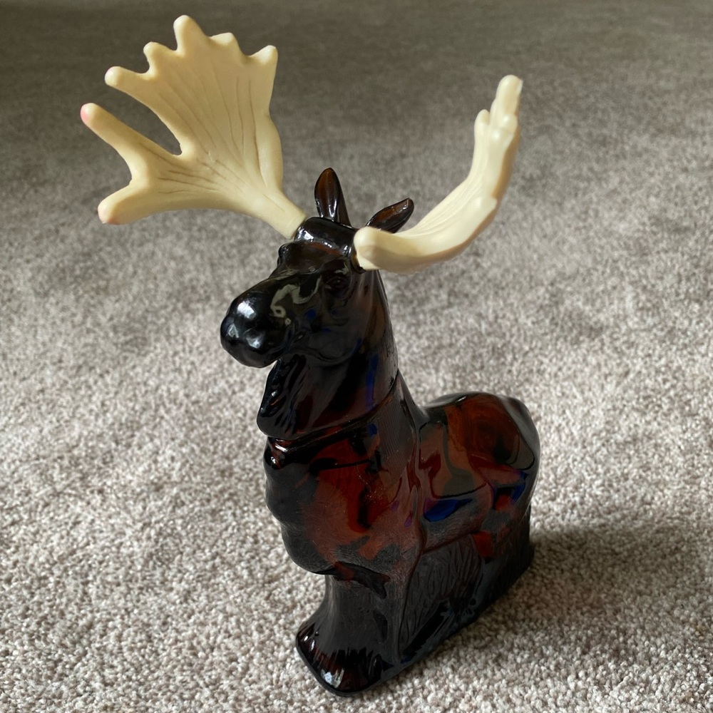 Vintage 1974 Avon Moose After Shave bottle